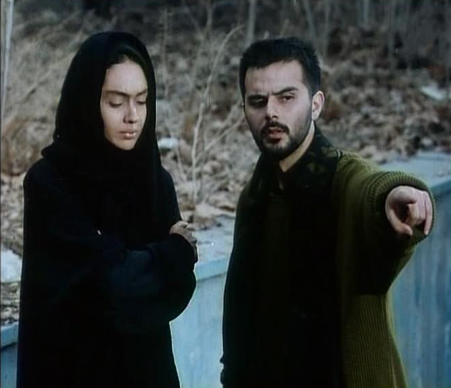 علی مصفا در کنار نیکی کریمی در فیلم پری