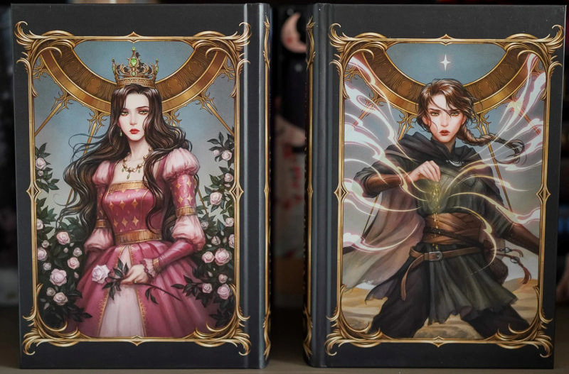 تصویر داخل جلدِ کتاب تاج دوقلوها