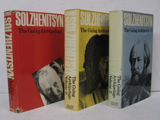 جلدهای اصلی کتاب مجمع‌الجزایر گولاگ به زبان انگلیسی