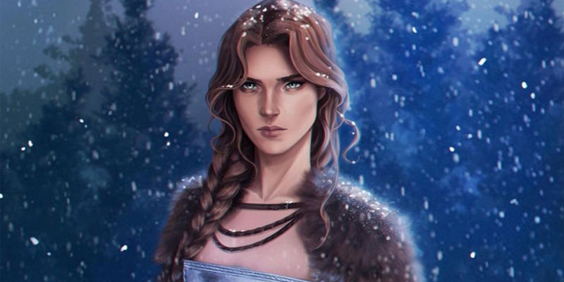 تصویر پینترستی از شخصیت شاهدخت رُز در کتاب تاج دوقلوها